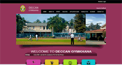 Desktop Screenshot of deccangymkhana.org